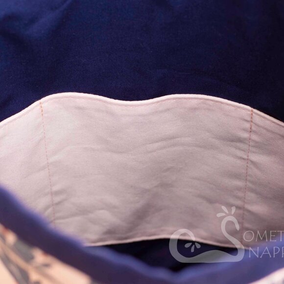 Something Snappy Magnolia in Sunset Drawstring Backpack - Picture 2 of 2